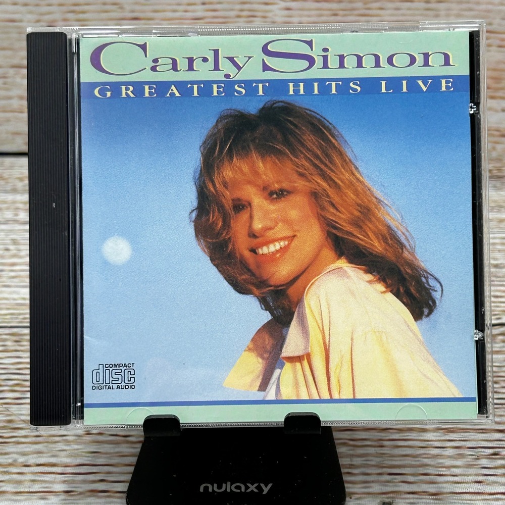 Carly Simon Greatest Hits Live CD Arista ARCD-8526 1988‎ Digital Stereo Pop Rock
